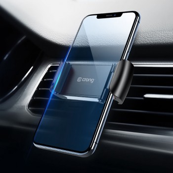 Crong Universal Smart Car Holder – Uniwersalny uchwyt samochodowy do telefonu 4"-6,7” (czarny)