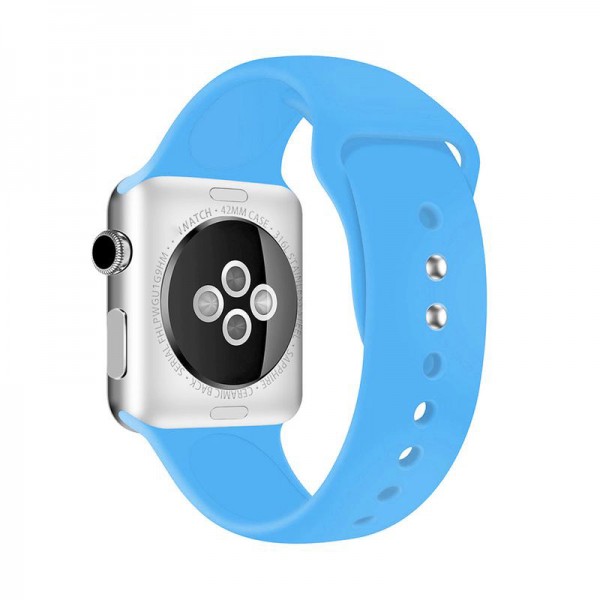 Crong Liquid Band - Pasek Apple Watch 42/44 mm (niebieski)