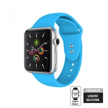 Crong Liquid Band - Pasek Apple Watch 42/44 mm (niebieski)