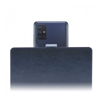 PURO Universal Wallet - Uniwersalne etui obrotowe 360° z kieszeniami na karty, rozmiar XXL (granatowy)