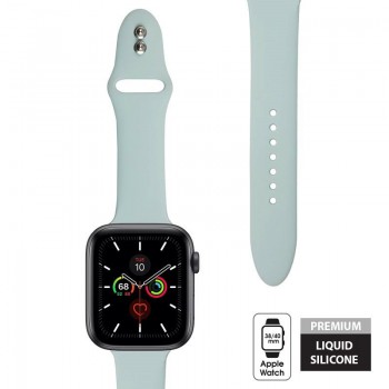 Crong Liquid Band - Pasek do Apple Watch 38/40 mm (miętowy)