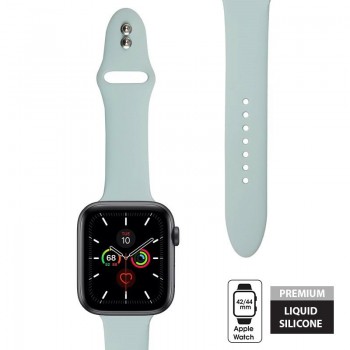 Crong Liquid Band - Pasek do Apple Watch 42/44 mm (miętowy)