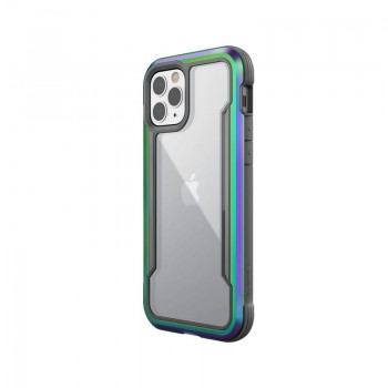 X-Doria Raptic Shield - Etui aluminiowe iPhone 12 / iPhone 12 Pro (Drop test 3m) (Iridescent)