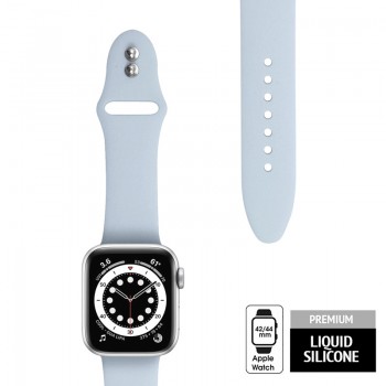Crong Liquid - Pasek do Apple Watch 42/44mm (błękitny)