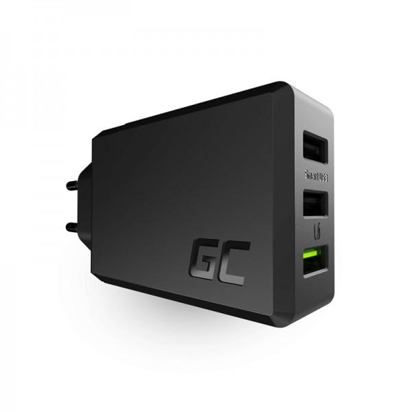 Green Cell - Ładowarka sieciowa ChargeSource 3 3xUSB 30W Ultra Charge, Smart Charge