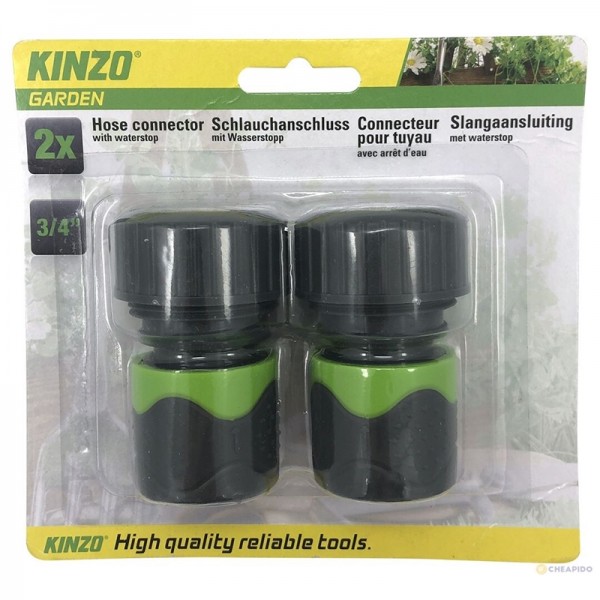 Kinzo - Złącza do węża ogrodowego 2szt.