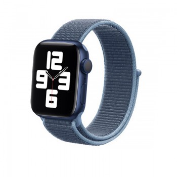 Crong Nylon - Pasek sportowy do Apple Watch 42/44mm (Ocean Blue)