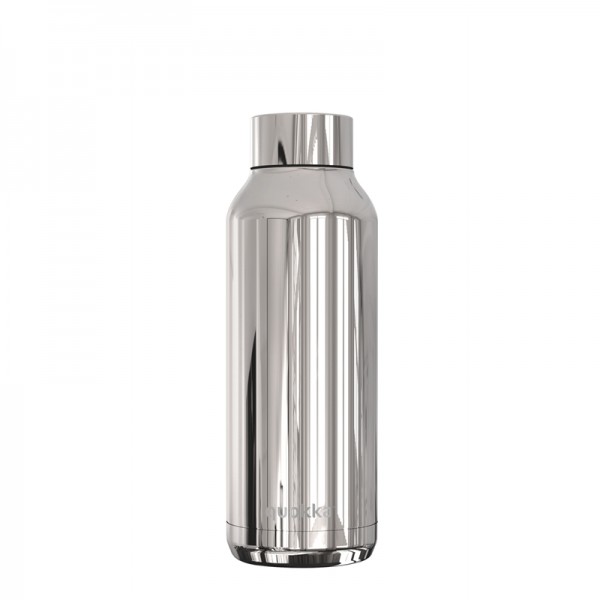 Quokka Solid - Butelka termiczna ze stali nierdzewnej 510 ml (Sleek Silver)