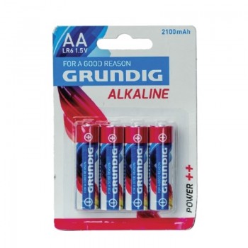 Grundig - Zestaw baterii alkaicznych AA / R6 1.5 V 4 szt.