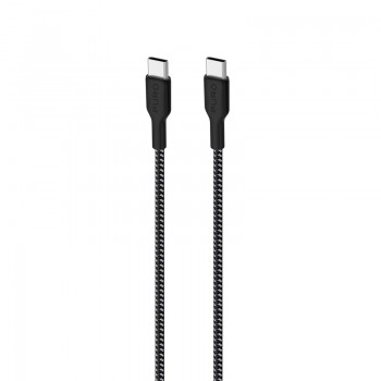 PURO Fabric Ultra Strong - Kabel w oplocie heavy duty USB-C/USB-C 1,2m (czarny)