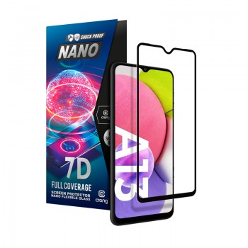 Crong 7D Nano Flexible Glass - Szkło hybrydowe 9H na cały ekran Samsung Galaxy A13