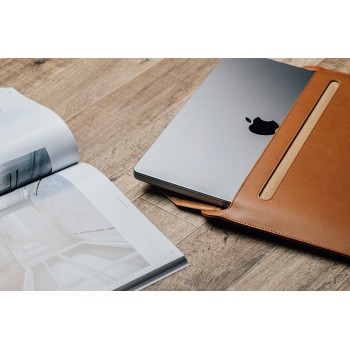 Moshi Muse 14" 3-in-1 Slim - Pokrowiec MacBook Pro 14" (2021) (Seashell White)