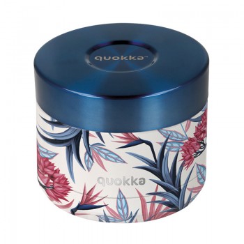 Quokka Whim Food Jar - Lunchbox termiczny / termos obiadowy 360 ml (Blue Garden)