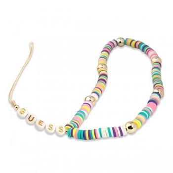 Guess Phone Strap Beads and Pearls Heishi - Zawieszka do telefonu 25 cm (Multicolor)
