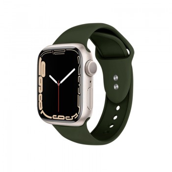 Crong Liquid - Pasek do Apple Watch 42/44/45 mm (zielony)