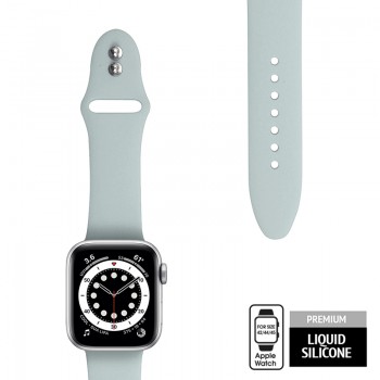 Crong Liquid - Pasek do Apple Watch 42/44/45 mm (miętowy)