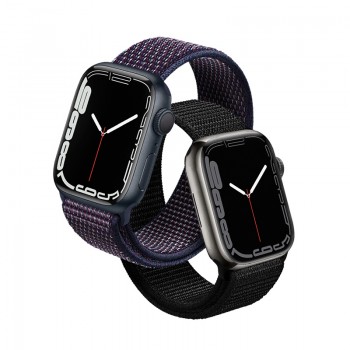 Crong Nylon - Pasek sportowy do Apple Watch 42/44/45 mm (Midnight Blue)