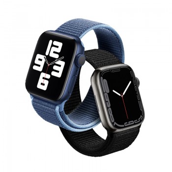 Crong Nylon - Pasek sportowy do Apple Watch 38/40/41 mm (Ocean Blue)