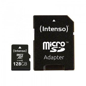 Intenso MicroSDXC - Karta pamięci 128 GB Class 10 10/25 MB/s z adapterem