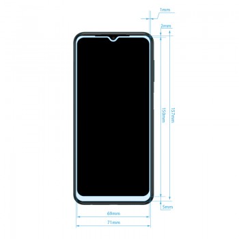 Crong 7D Nano Flexible Glass - Szkło hybrydowe 9H na cały ekran Samsung Galaxy M23 5G