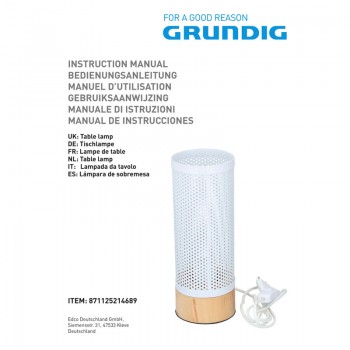 Grundig - Lampa stołowa