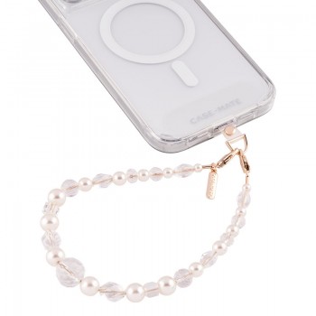 Case-Mate Beaded Phone Wristlet - Uniwersalna smyczka do telefonu (Crystal Pearl)