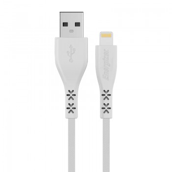 Energizer HardCase - Kabel połączeniowy USB-A do Lightning certyfikat MFi 1.2m (Biały)