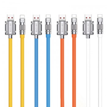 WEKOME WDC-186 Wingle Series - Kabel połączeniowy USB-A do Lightning Fast Charging 1 m (Żółty)