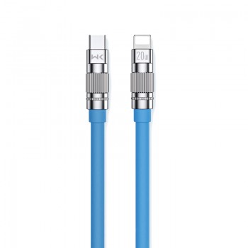 WEKOME WDC-187 Wingle Series - Kabel połączeniowy USB-C do Lightning Fast Charging PD 20W 1.2 m (Niebieski)