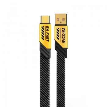 WEKOME WDC-190 Mecha Series - Kabel połączeniowy USB-A do USB-C Fast Charging 1 m (Żółty)