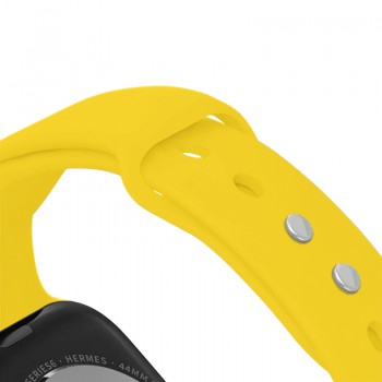 Crong Liquid - Pasek do Apple Watch 38/40/41 mm (żółty)